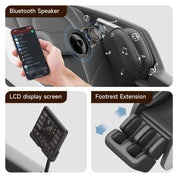 Real Relax Massage Chair Favor-24 3D Massage Chair Black draft