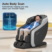 Real Relax Massage Chair Favor-24 3D Massage Chair Black draft