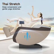 Real Relax Massage Chair Favor-24 3D Massage Chair Brown draft