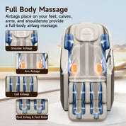 Real Relax Massage Chair Favor-24 3D Massage Chair Brown draft