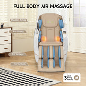 Real Relax Massage Chair Favor-27 Massage Chair Khaki