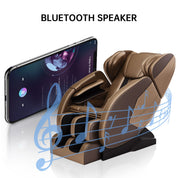 Real Relax Massage Chair MM450 Massage Chair Brown Gold Color Refurbished