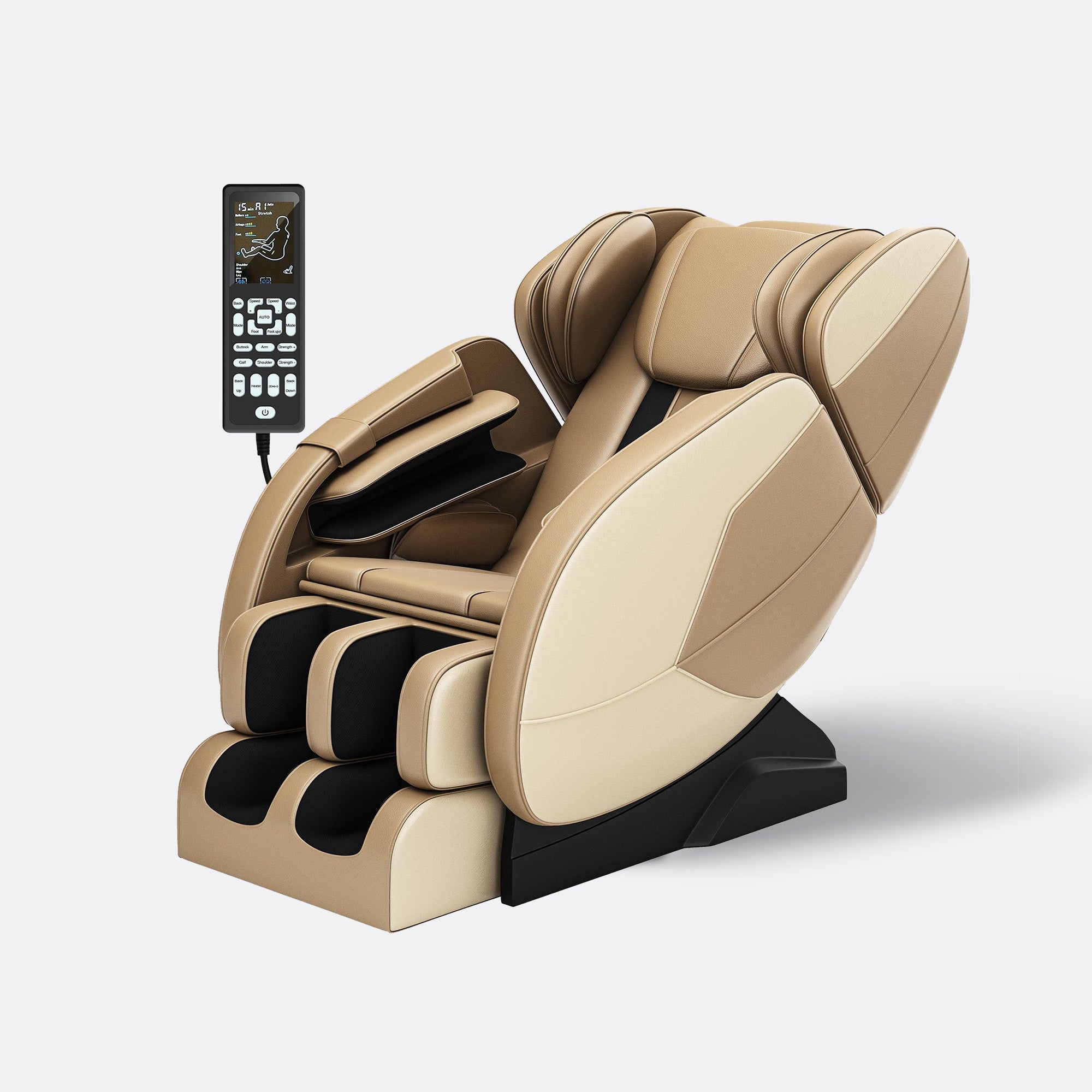 Real Relax MM450 Home Massage Chair - Calf and Back Heating Therapy