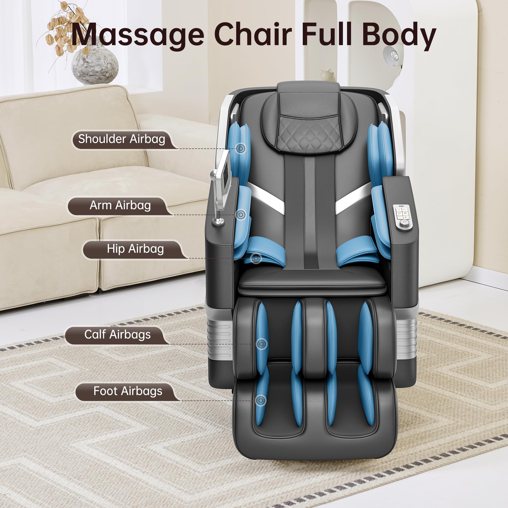 Real Relax Massage Chair PS3300 Massage Chair Black