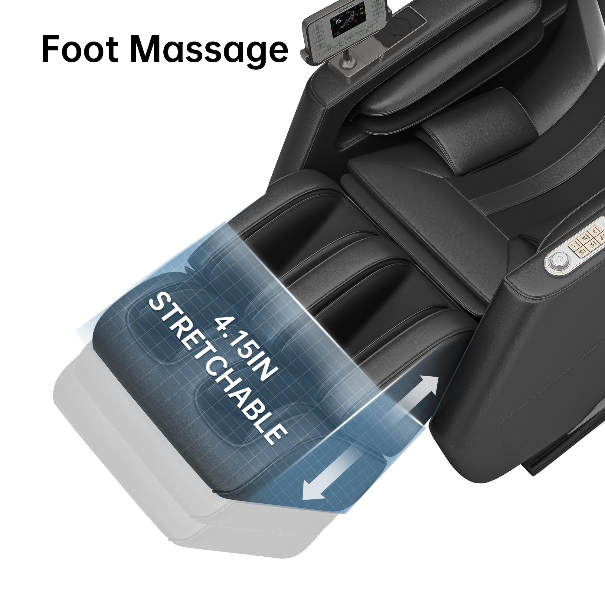 Real Relax Massage Chair PS3500 Massage Chair Black