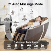 Real Relax Massage Chair PS3500 Massage Chair Brown