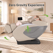 Real Relax Massage Chair PS5200 4D Zero Gravity Massage Chair Khaki