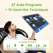 Real Relax Massage Chair PS6500 4D Massage Chair Black