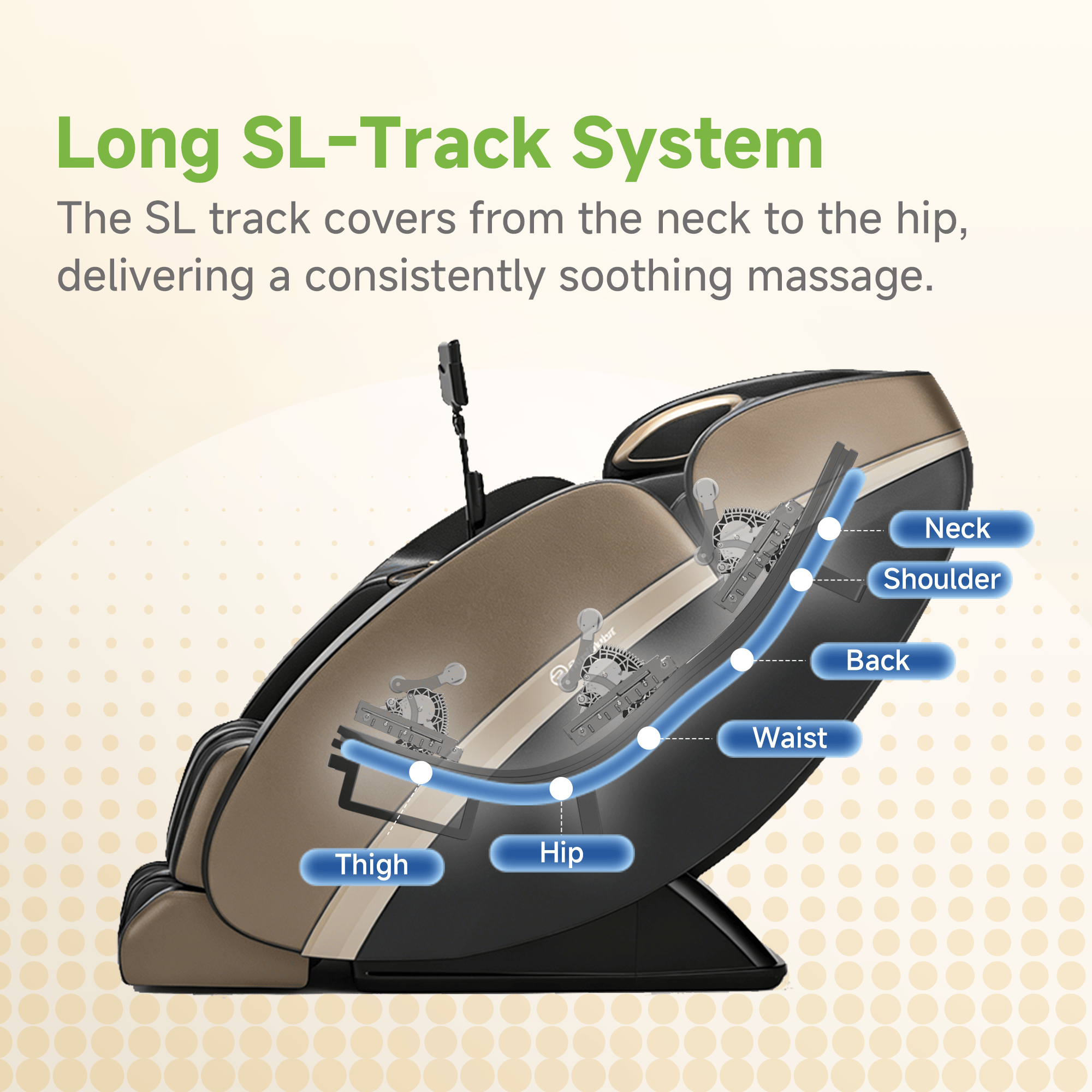 Real Relax Massage Chair PS6500 4D Massage Chair Black