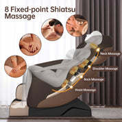 Real Relax Massage Chair SS05 Massage Chair Brown