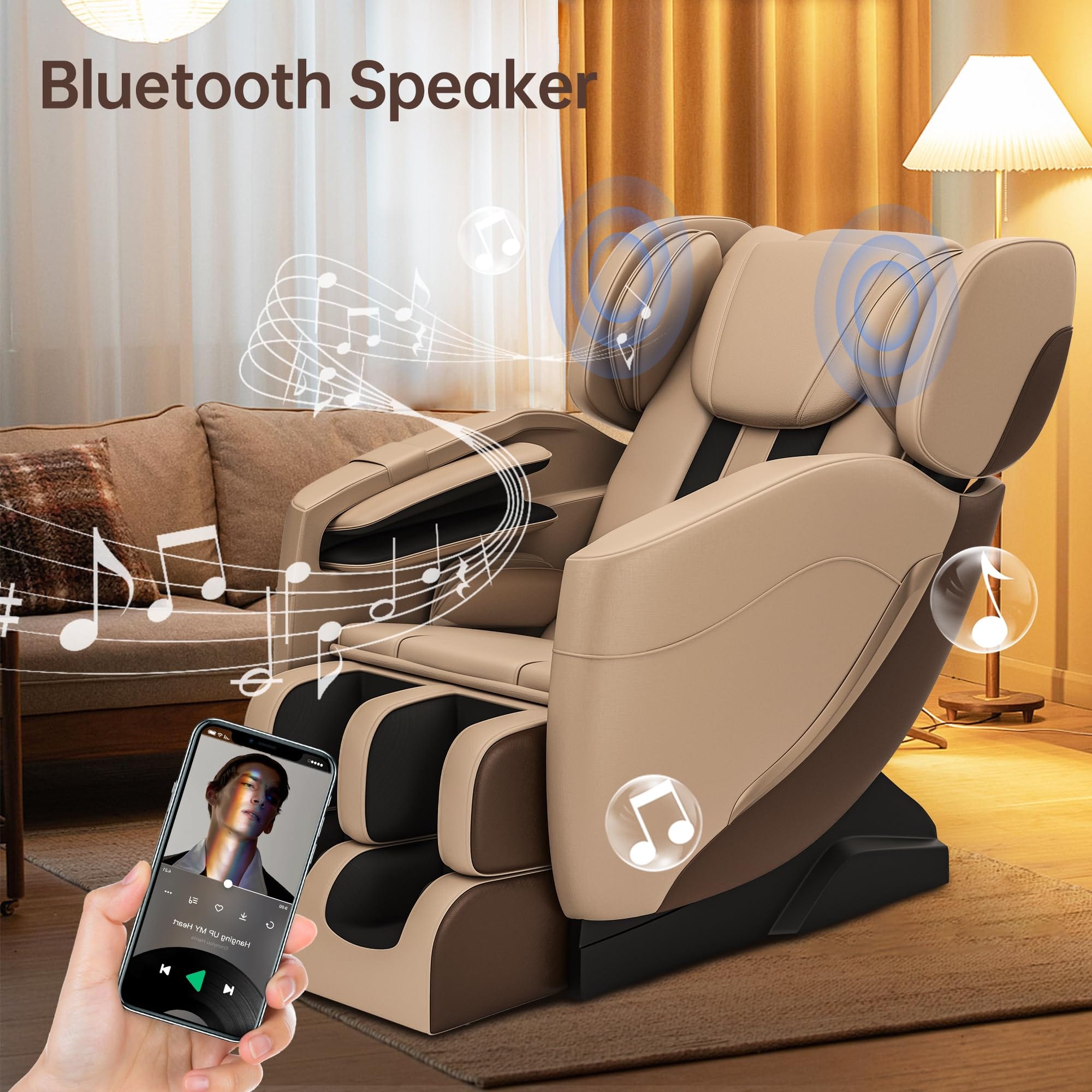 Real Relax Massage Chair SS05 Massage Chair Khaki