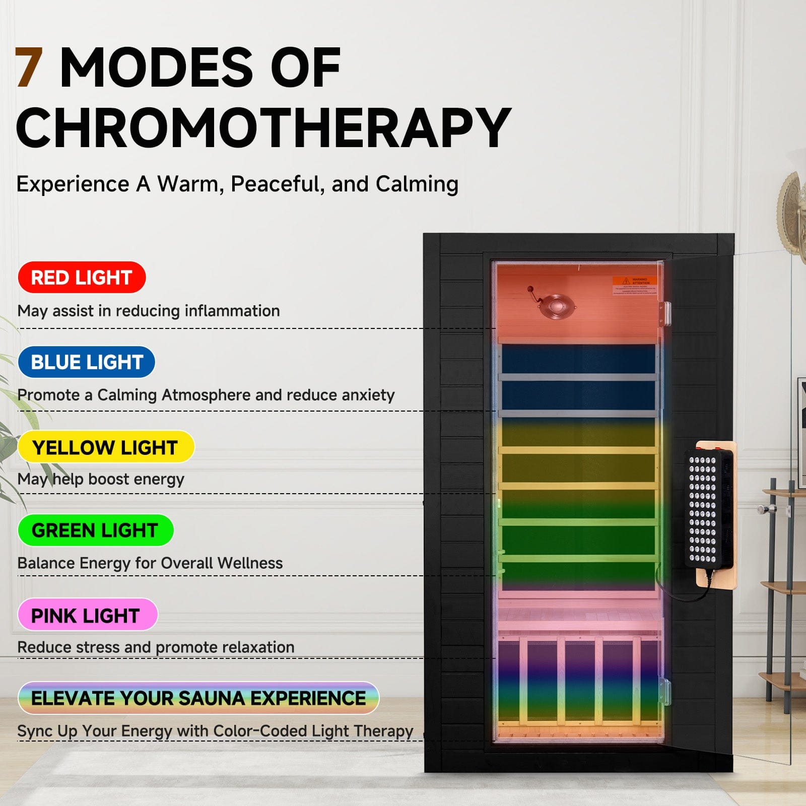 Real Relax Sports&Fitness 1-2 Person Premium Full Spectrum Infrared Sauna