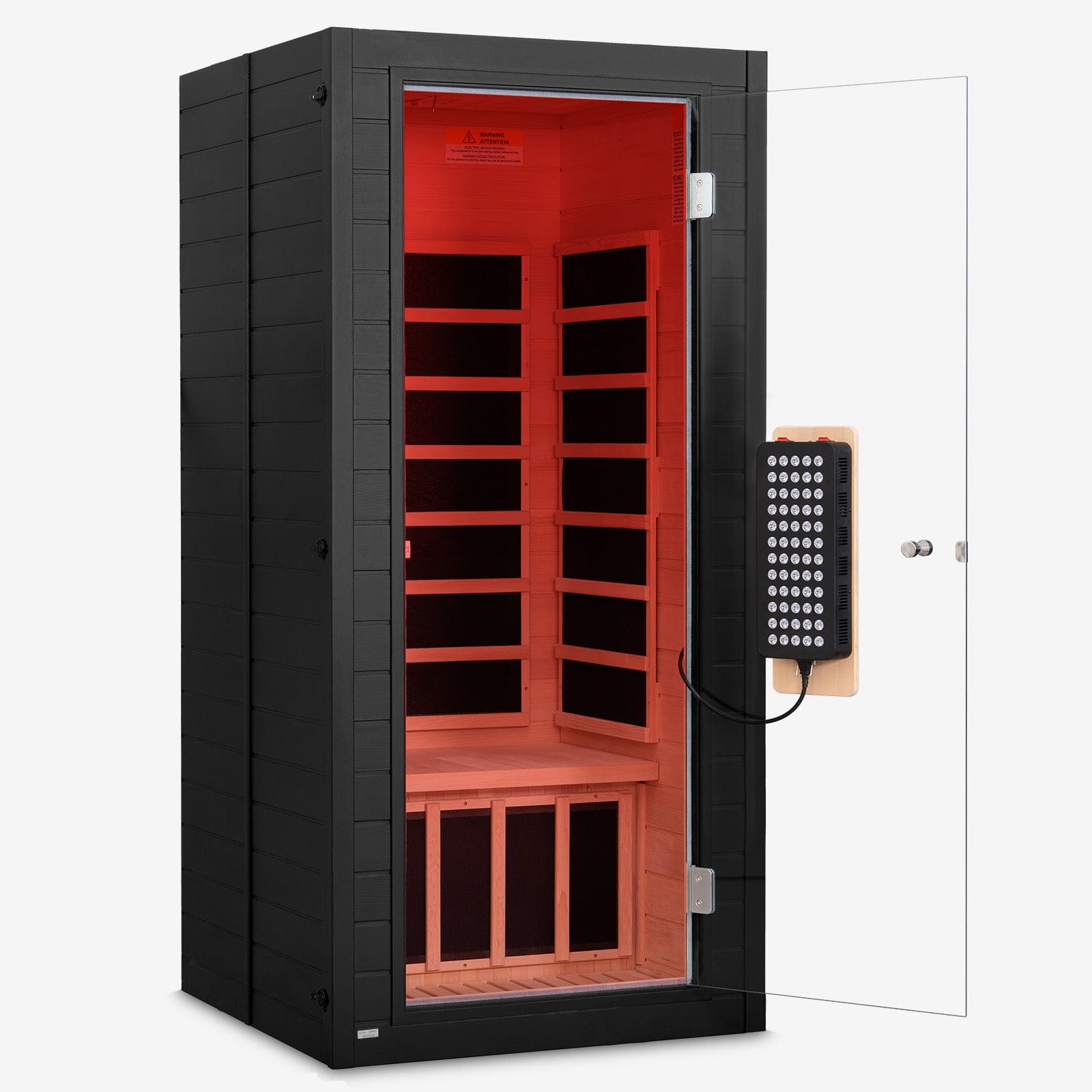 Real Relax Sports&Fitness 1-Person Premium Full Spectrum Infrared Sauna