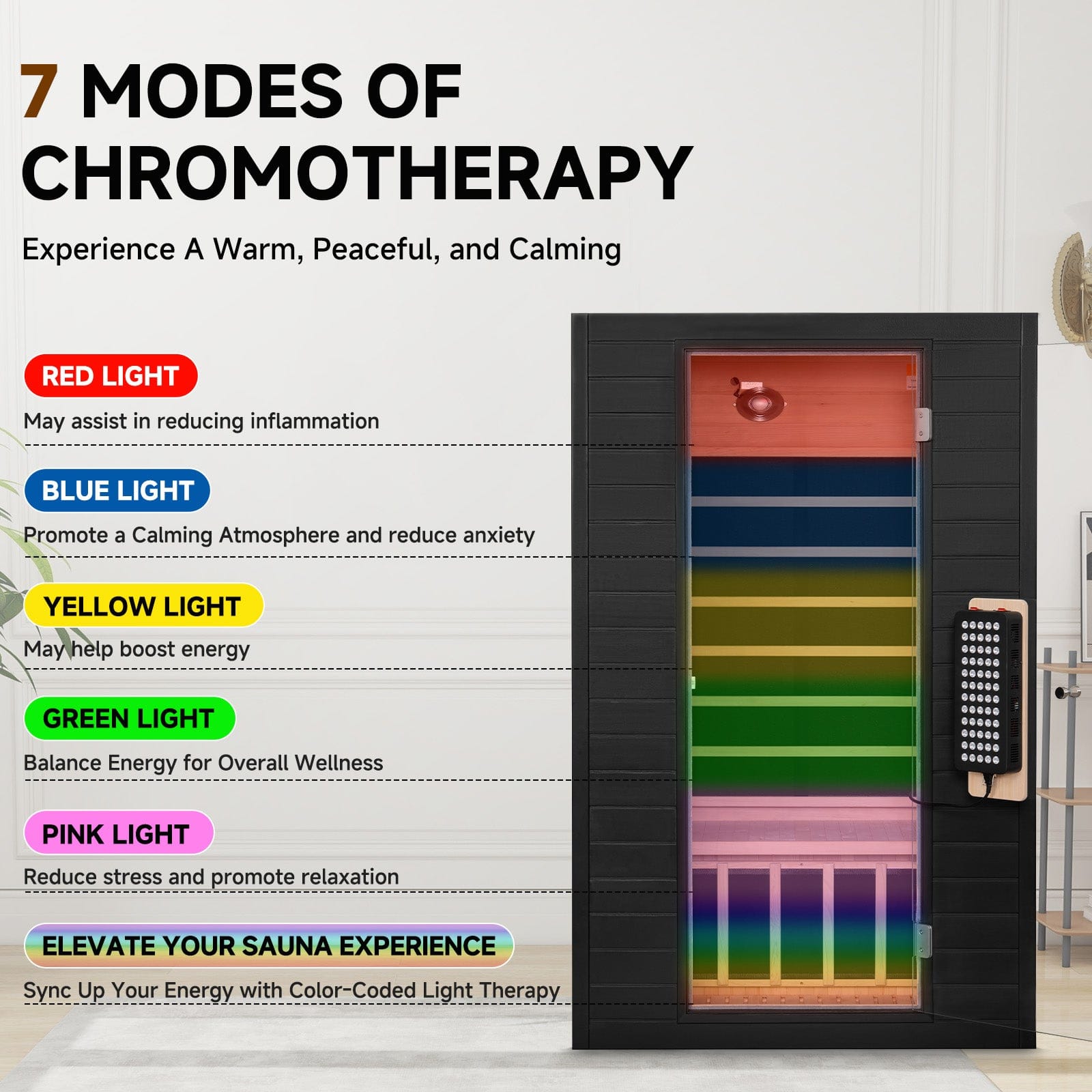 Real Relax Sports&Fitness 2-Person Premium Full Spectrum Infrared Sauna