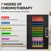 Real Relax Sports&Fitness 2-Person Premium Full Spectrum Infrared Sauna