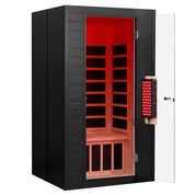 Real Relax Sports&Fitness RealRelax® S-01-2P Full Spectrum 1-2 Person Infrared Sauna Black
