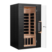 Real Relax Sports&Fitness RealRelax® S-01-2P Full Spectrum 1-2 Person Infrared Sauna Black
