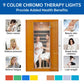 RESTISLAND MASSAGERS Canadian Hemlock Wood Far Infrared Sauna Room of Near Zreo EMF, 9 Chromo Therapy Lights, Oxygen Ionizer for Home and Indoor Use, with Bluetooth, LCD Control Pannel