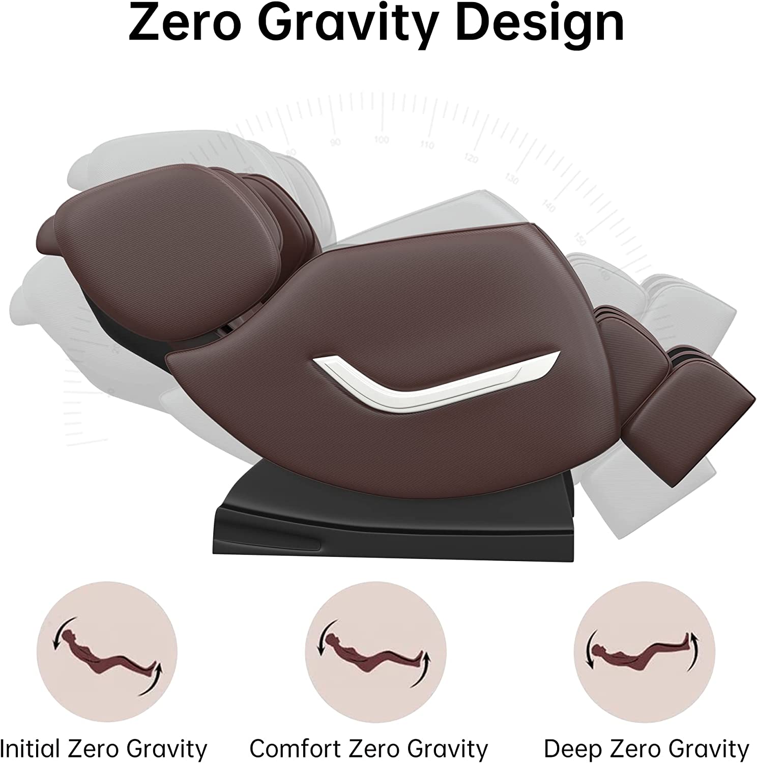 Real Relax Massage Chair Real Relax® SS01 Massage Chair Brown