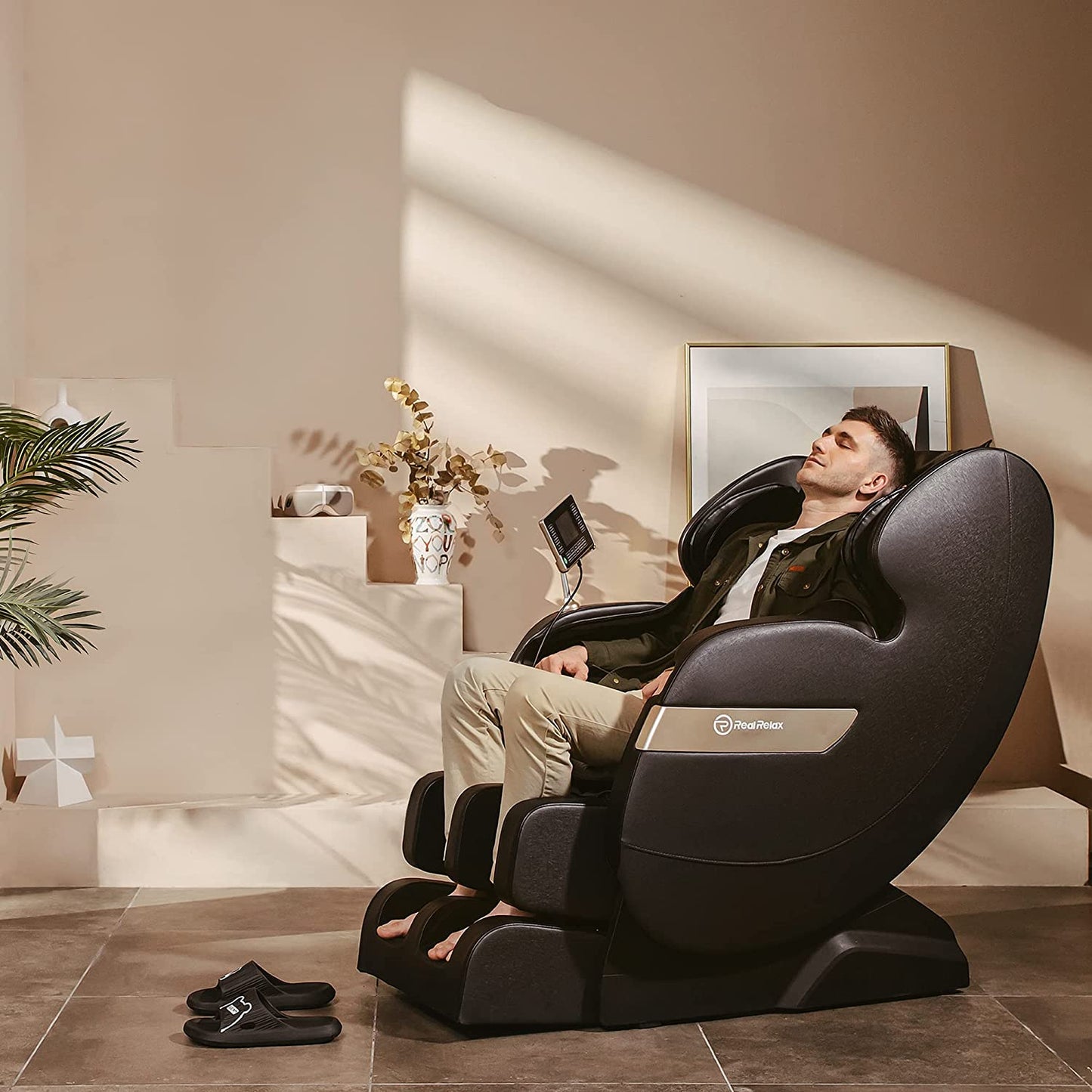 Real Relax Massage Chair Real Relax®  Favor-03 ADV Massage Chair black Refurbished