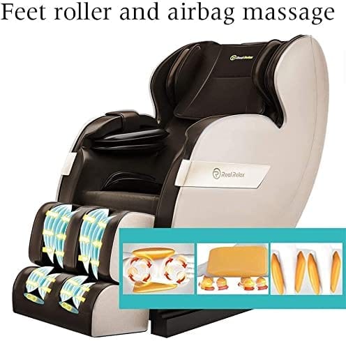 Real Relax Massage Chair Real Relax® Favor-03 Massage Chair Brown Refurbished