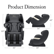 Real Relax Massage Chair Real Relax® Favor-03 Massage Chair black Refurbished
