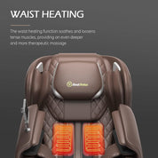 Real Relax Massage Chair Real Relax® 2022 Favor-04 ADV Massage Chair Brown