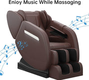 Real Relax Massage Chair Real Relax® MM350 Massage Chair Brown<br/>[Pre-Order, Ships 12/30/2022]