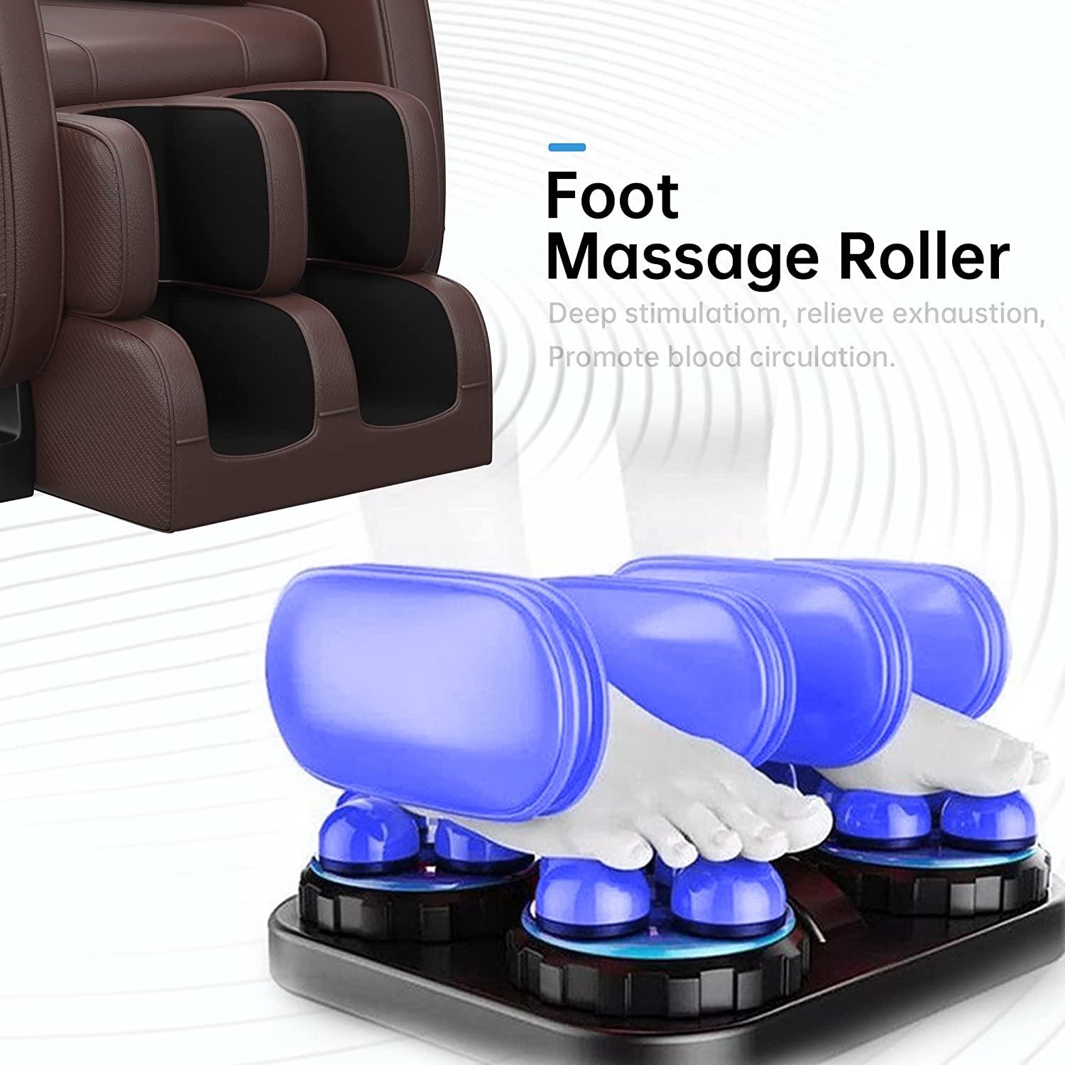 Real Relax Massage Chair Real Relax® MM350 Massage Chair Brown[Pre-Order, Ships 12/30/2022]