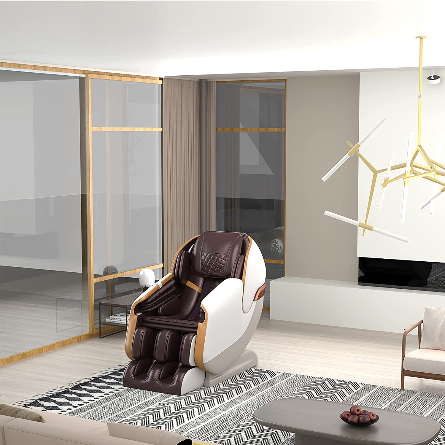 Real Relax Massage Chair Real Relax® PS3100 Massage Chair Brown Refurbished