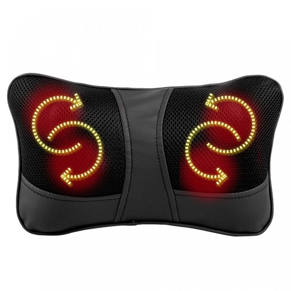 Real Relax Massage Pillow Pillow  Black Real Relax®  Shiatsu Back Shoulder & Neck Deep Tissue 3D Kneading Pillow Massager with Heat