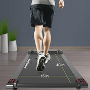 Real Relax Sports&Fitness Real Relax Under Desk Treadmill, Slim Walking Pad Space Saving Motorized Treadmill for Home Office Workout, No Installation Required