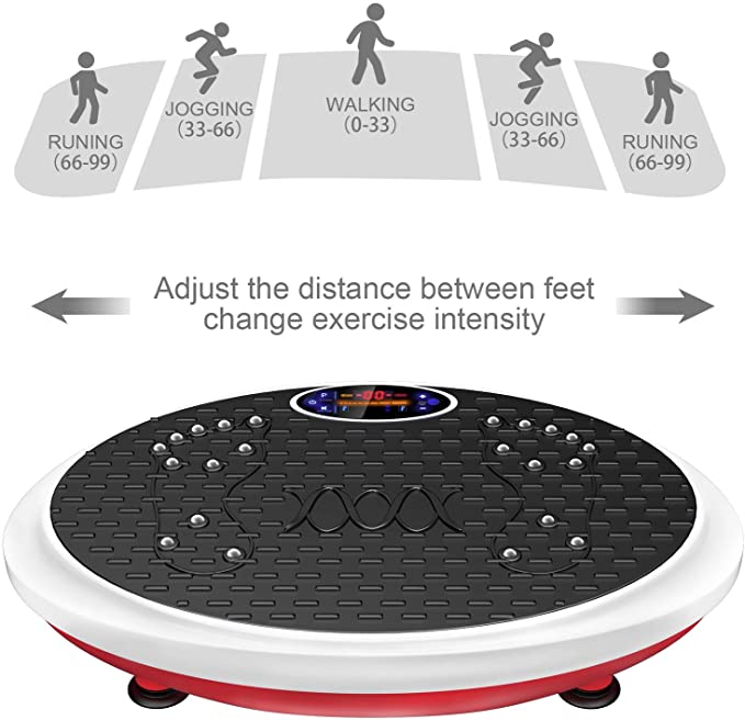 Real Relax Sports&Fitness Real Relax® Super Powerful Vibration Plate Exercise Machine Whole Body Workout