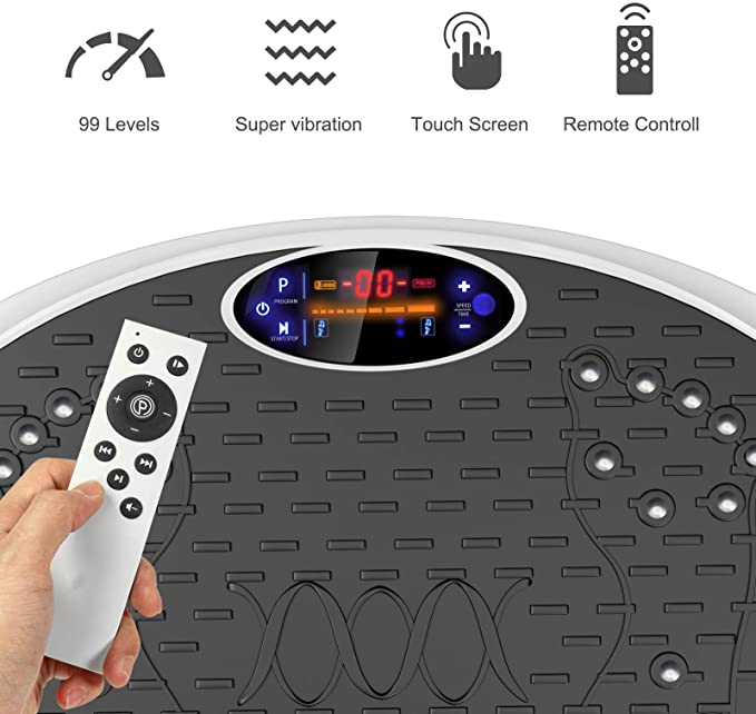 Real Relax Sports&Fitness Real Relax® Super Powerful Vibration Plate Exercise Machine Whole Body Workout